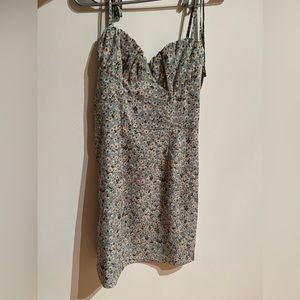 Shein floral mini dress